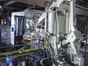 Linia do produkcji betonowych elementów wibro prasowanych